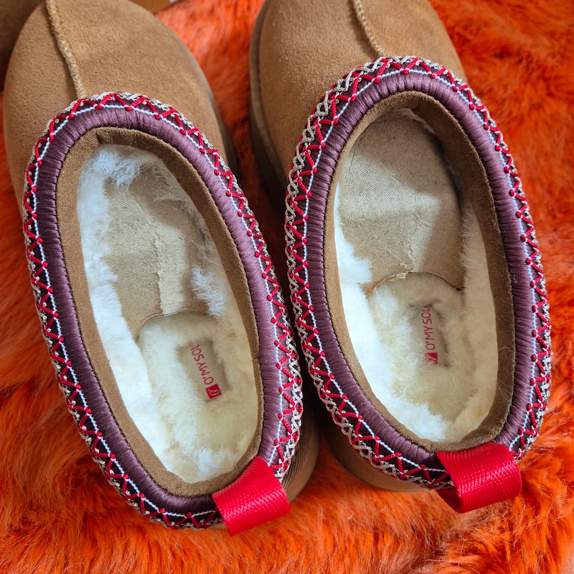 오마이솔 어그 슬리퍼 부츠 om301 체스넛 새상품 230 상품이미지3