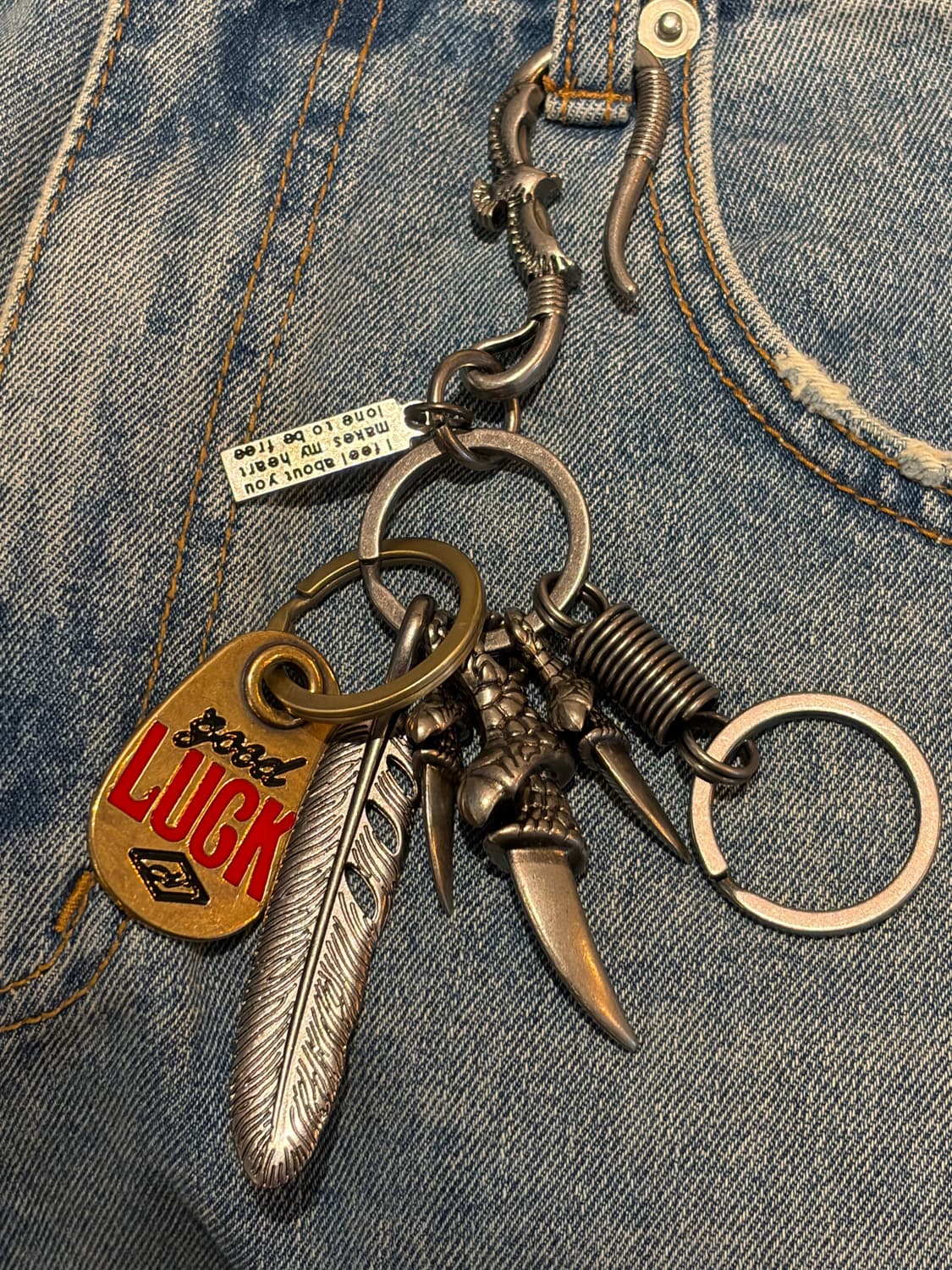 굿럭 페더 빈티지 키링 상품이미지8