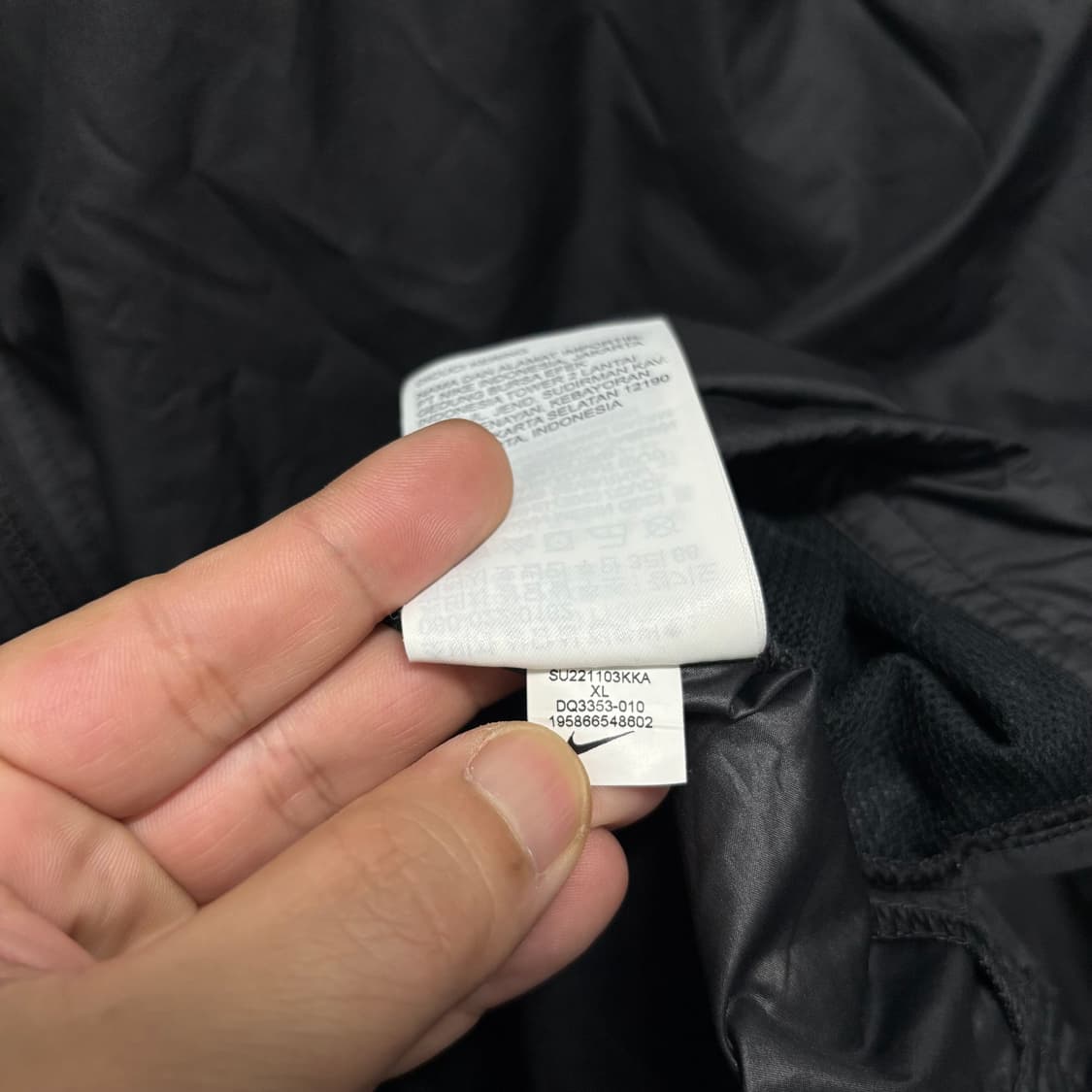 나이키 블랙 우먼스 후디 바람막이 상품이미지6