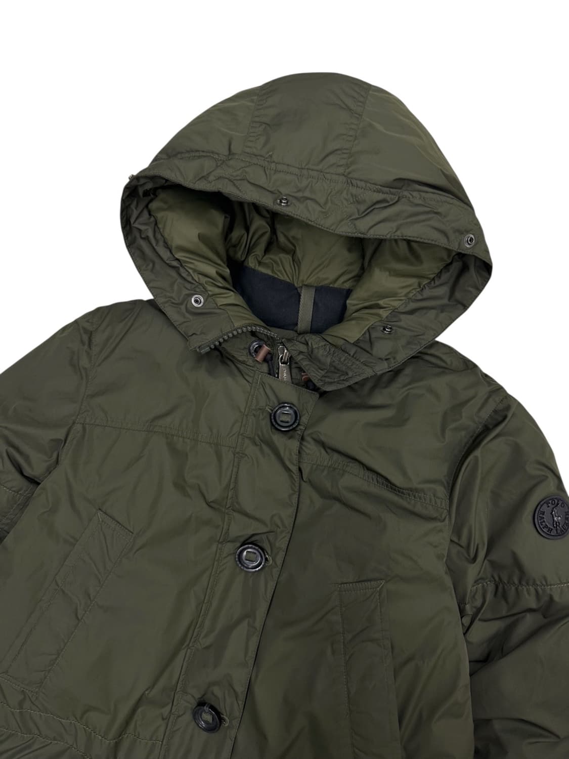 폴로 덕다운 패딩 카키 (공용XS) 상품이미지2