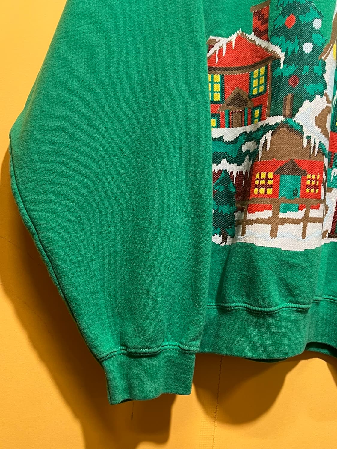 [2XL] 길단 바디 크리스마스 그래픽 그린 스웻셔츠 상품이미지6