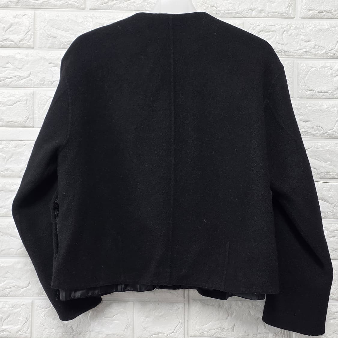 택포// 21s 시슬리 블랙 코트 44사이즈 상품이미지4