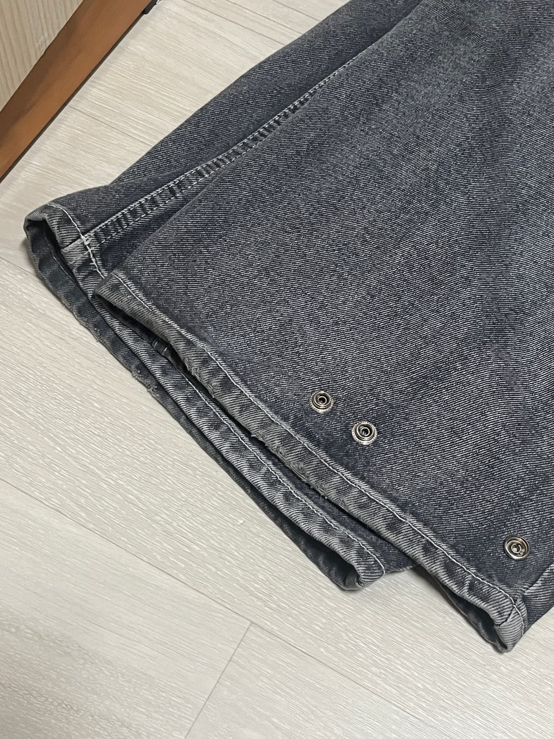 시크윈 ootj 부츠컷 워싱 흑청 부츠컷 팬츠 상품이미지4