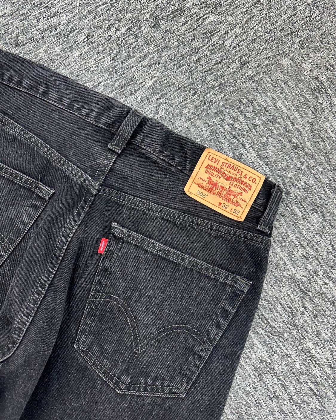 (허단42)00'S 리바이스 505 워싱블랙-M1254 상품이미지6