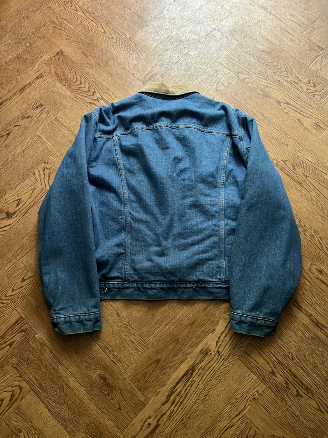 [2XL]90's Made in USA 쉐르파 라이닝 데님 트러커 자켓 상품이미지7