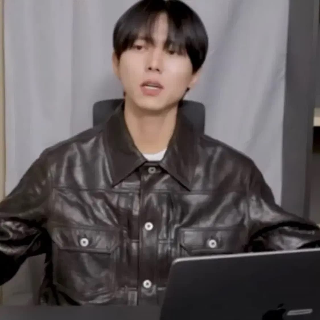 [XL]쿠어 램스킨 포켓 트러커 재킷 다크브라운 판매 상품이미지2