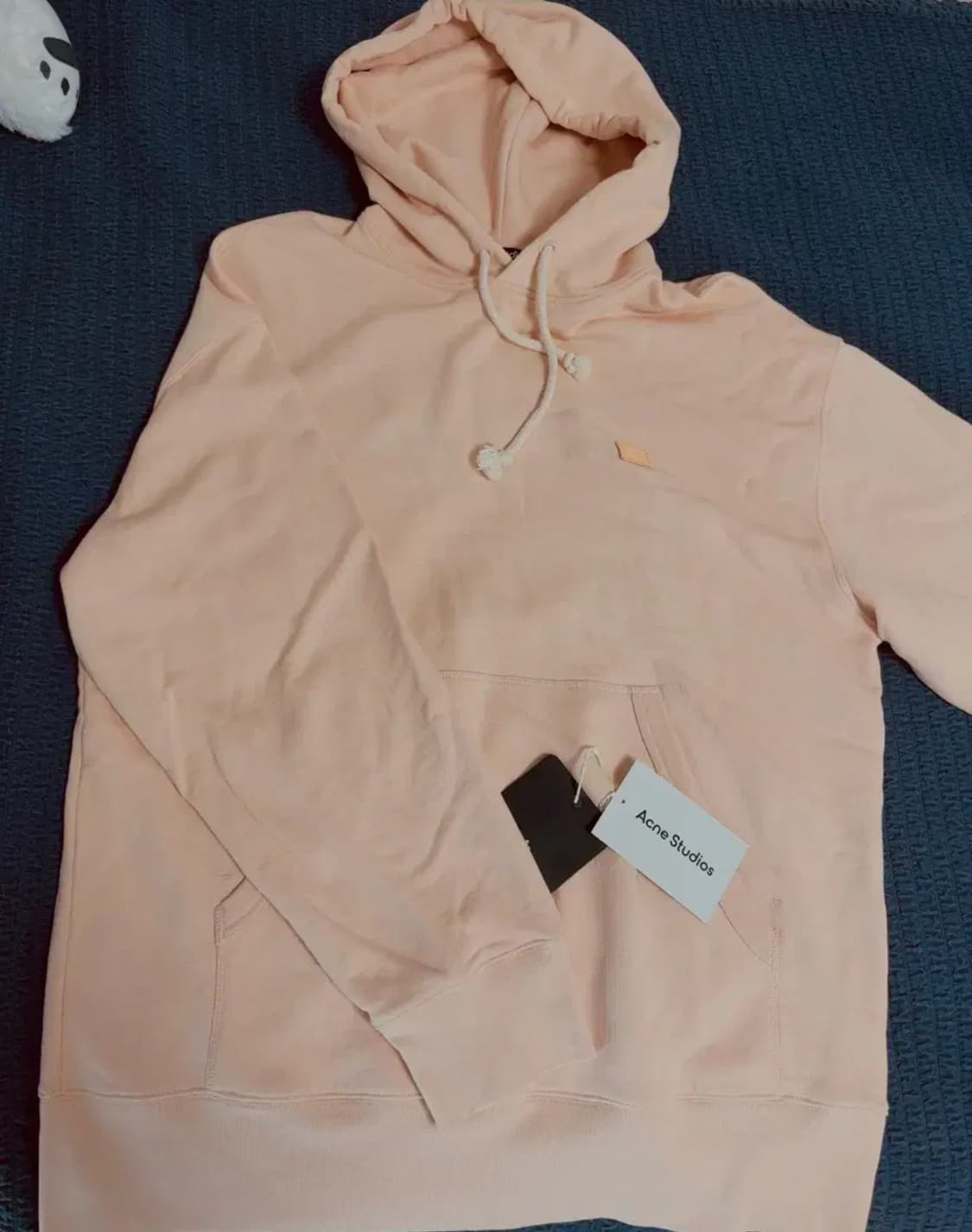 아크네 스튜디오 파우더 핑크 후드티 상품이미지4