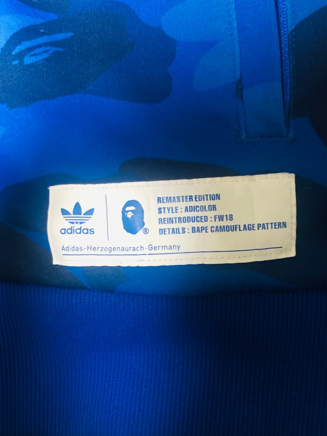 배이프 x 아디다스 트랙탑 져지 XL 상품이미지3