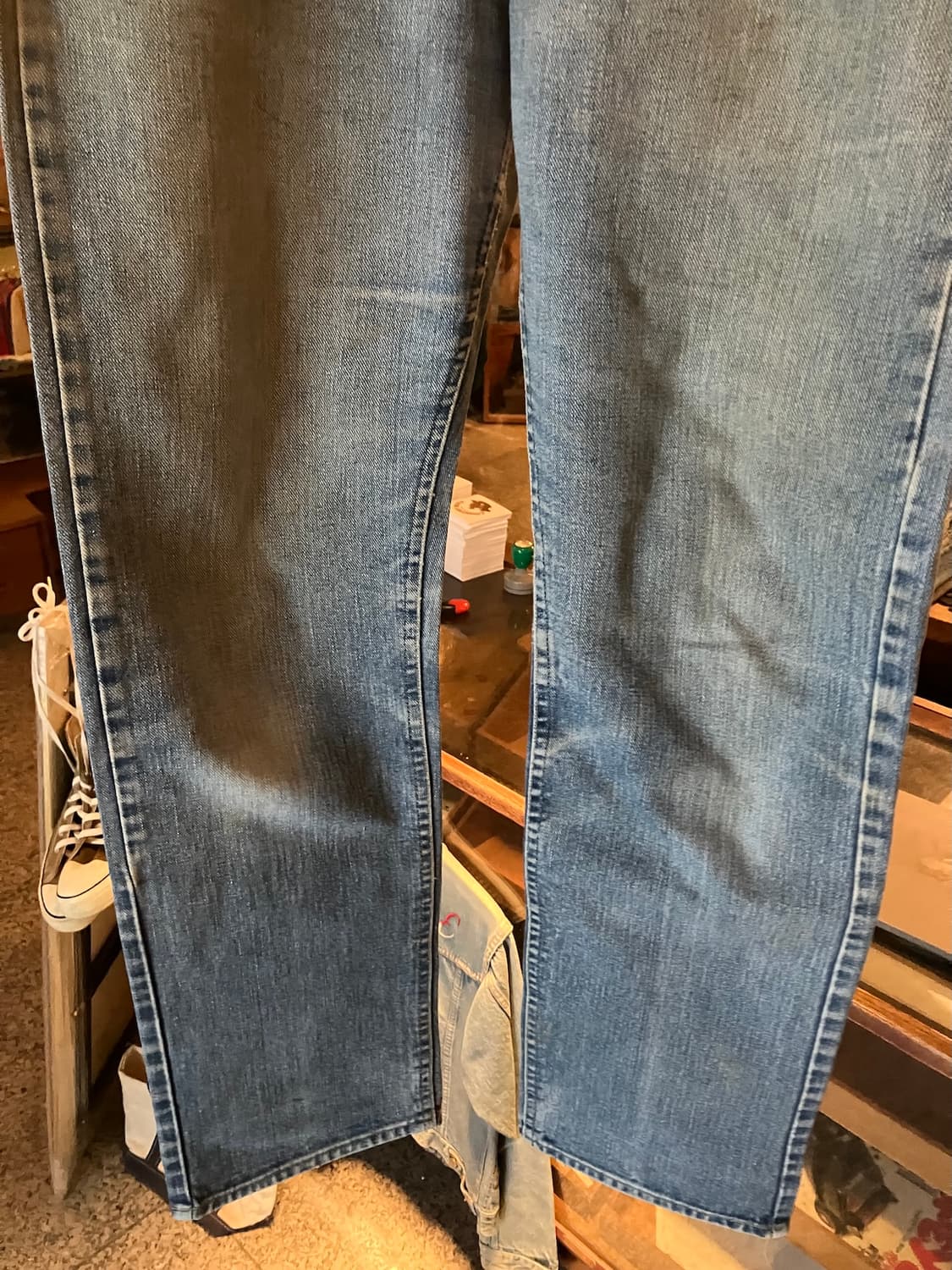 80s USA 빈티지 LEE 리 라이더스 200 데님 팬츠 상품이미지4