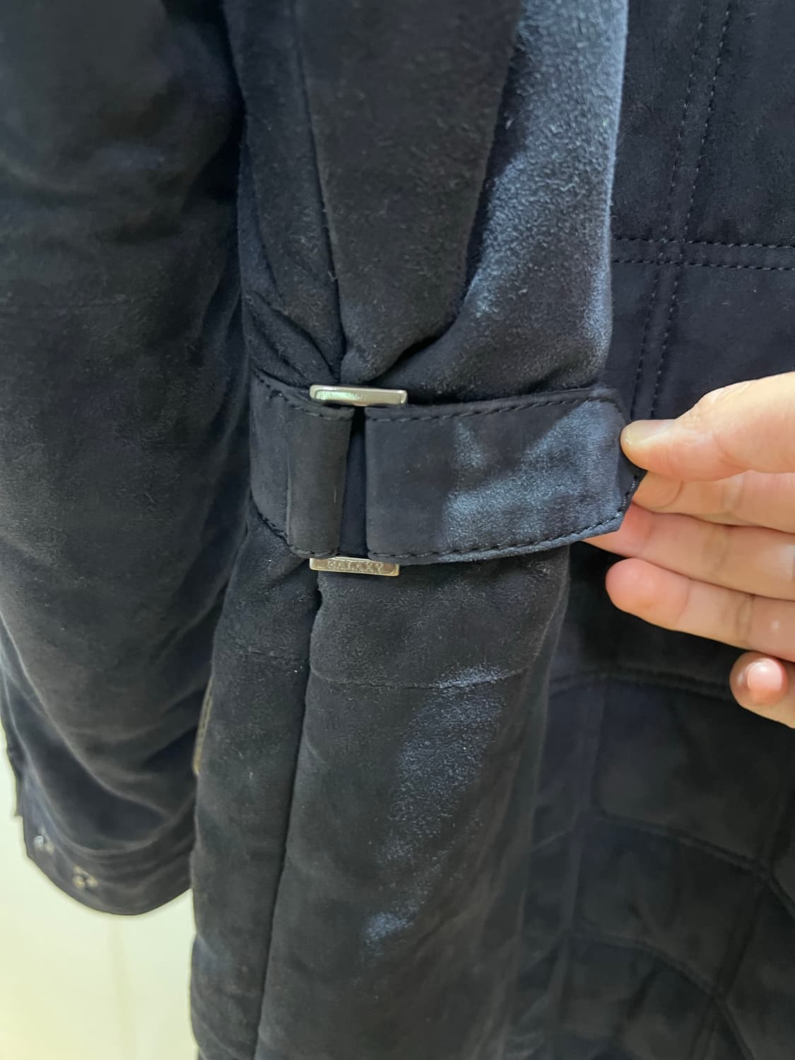 갤럭시(Galaxy) 수젤로 천연 염소가죽 퀼팅 자켓 (100) 상품이미지7