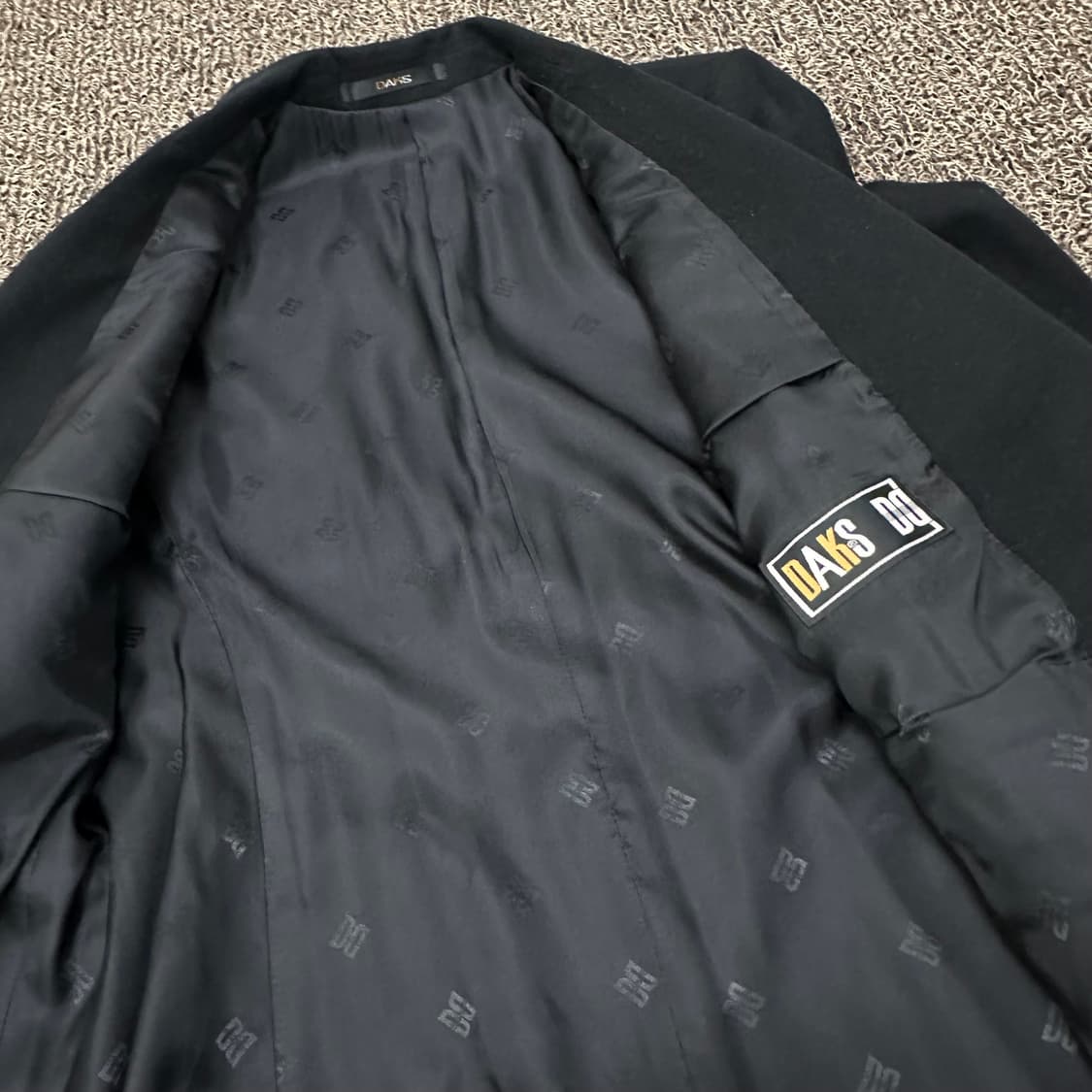 DAKS 닥스 울 캐시미어 여성 정장 자켓 블랙 95(M) 상품이미지7