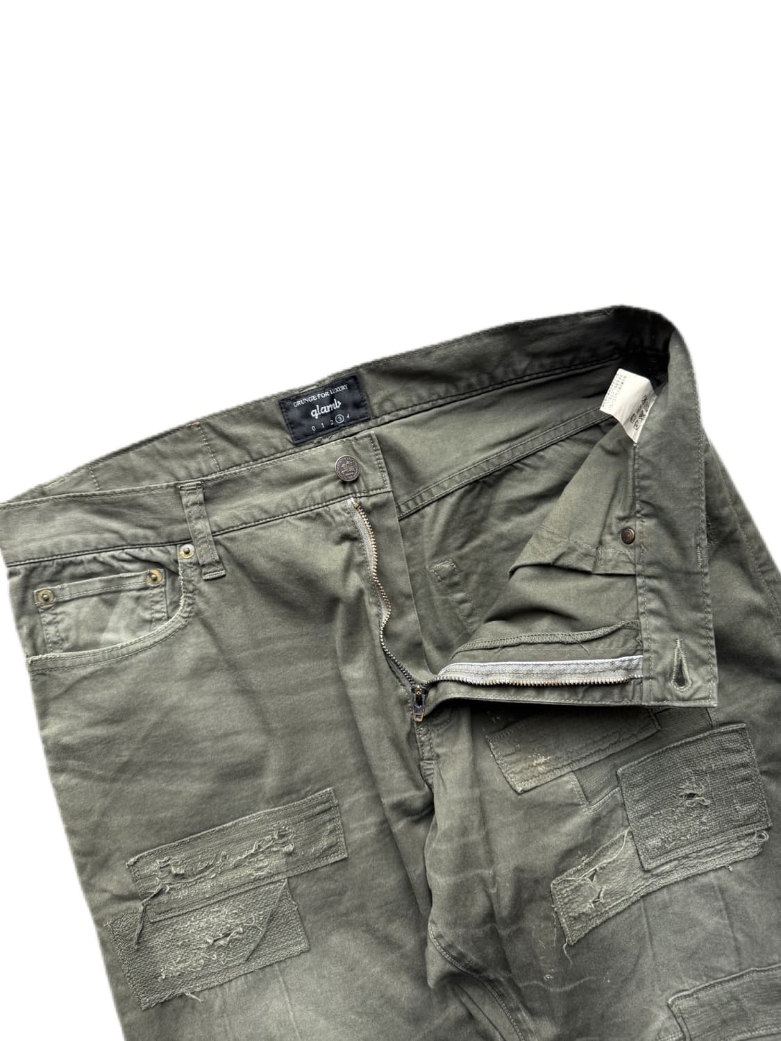 글램 패치워크 팬츠 3(-34in) 상품이미지3