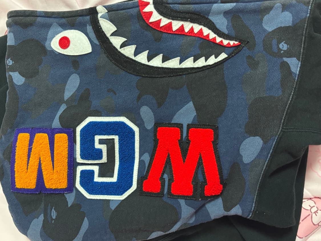 베이프 반카모 후드집업 샤크 빈티지  상품이미지10