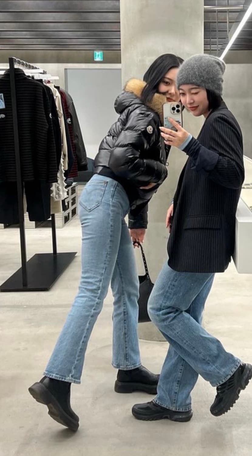 몽클레어 크롭 퍼 패딩 자켓 상품이미지2