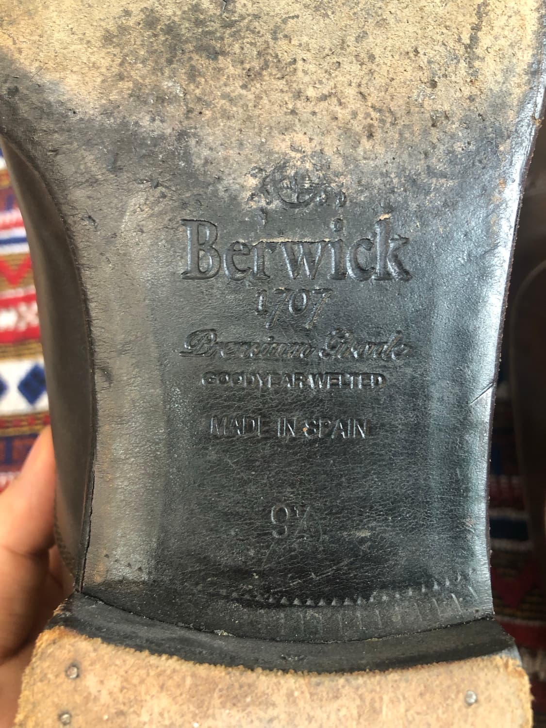 버윅 Berwick 브라운 남성 구두 285 상품이미지7