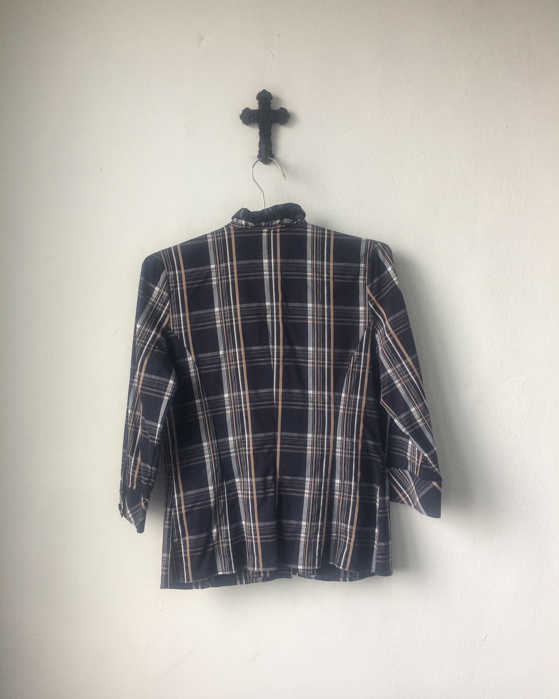 Naracamicie frill check pattern shirt 상품이미지3