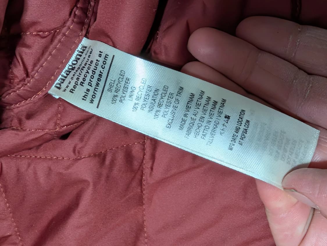 파타고니아 다이아몬드 퀼티드 봄버 후디 브라운 상품이미지4