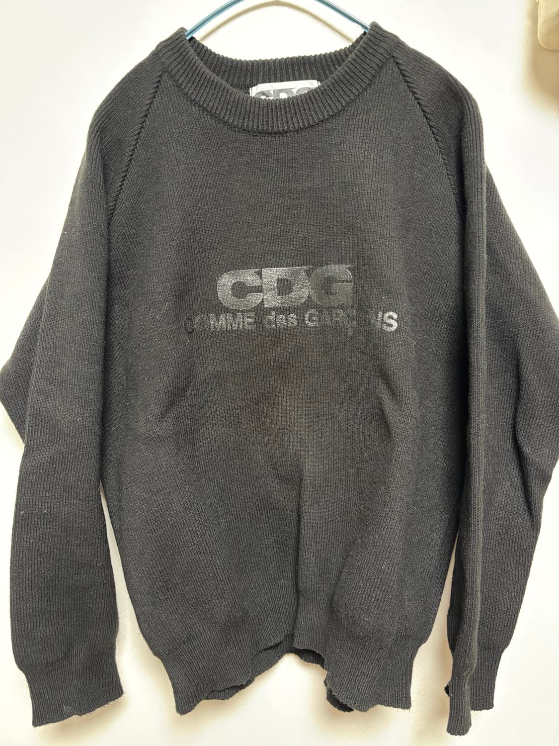 꼼데가르송 CDG 라운드넥 풀오버 니트 XL 상품이미지2