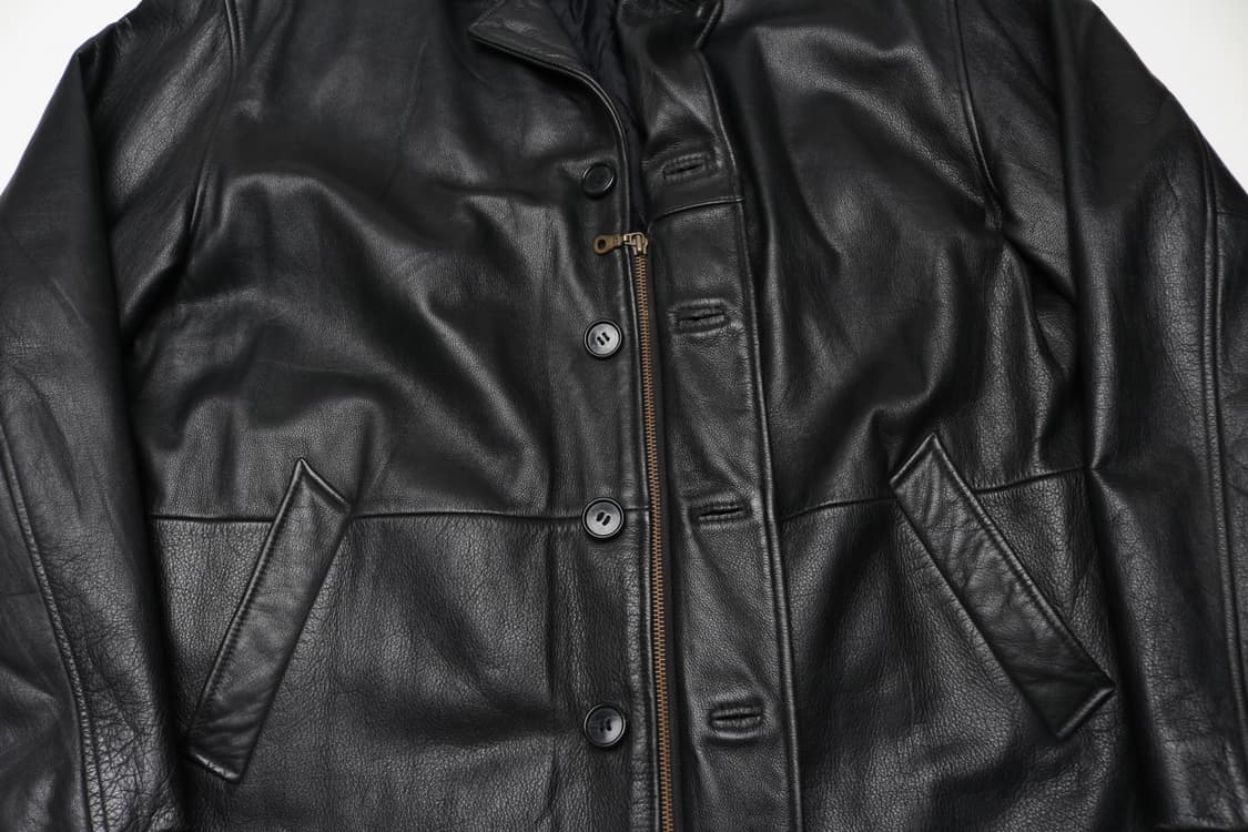 [XL] 90's 빈티지 소가죽 카코트 상품이미지2