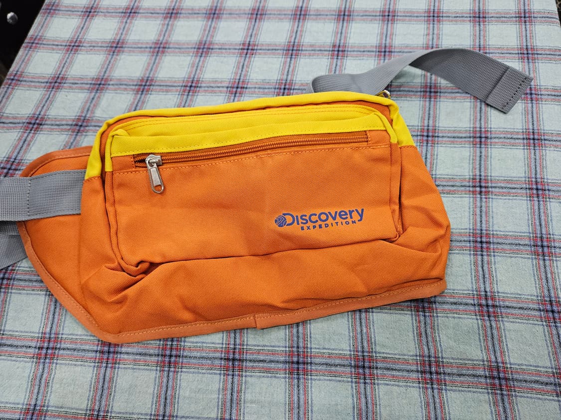 디스커버리 오렌지색 힙색 웨이스트백  상품이미지1