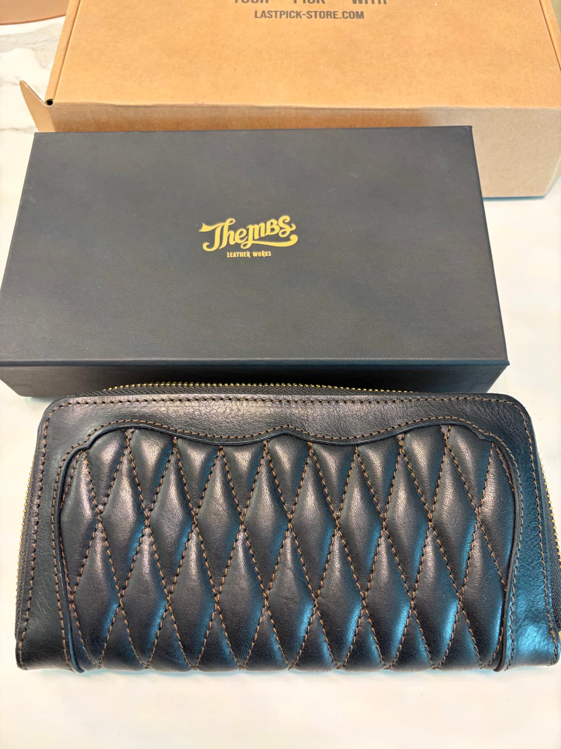 [OS] Toysmccoy MBS 토이즈맥코이 엠비스 레더 퀼팅 장지갑 상품이미지10