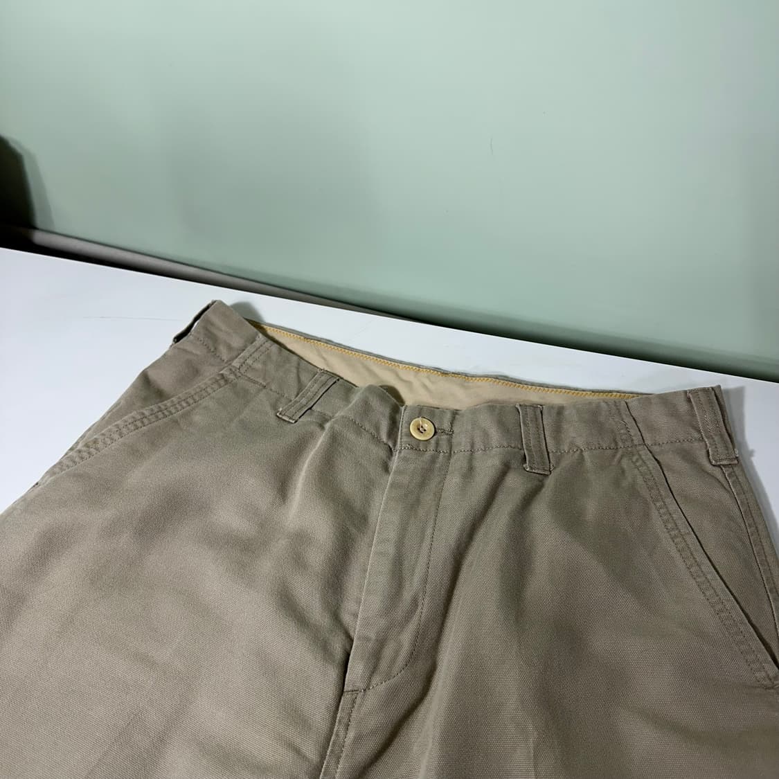 32 XL 노티카 베이지 하이웨스트 세미와이드 치노팬츠 상품이미지4