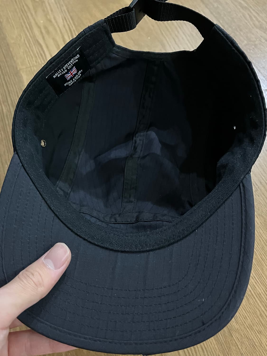 슈프림 왁스드 립스탑 캠프캡 블랙 - 24FW 상품이미지3