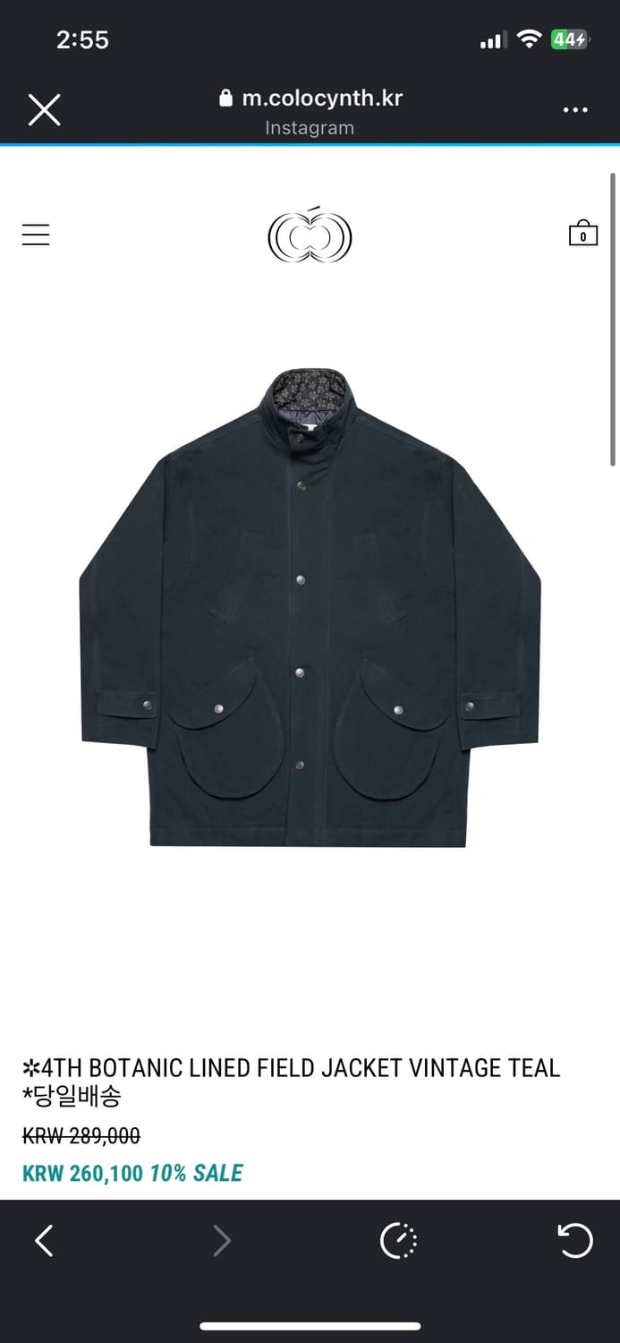 구해요)) BOTANIC LINED FIELD JACKET  상품이미지1