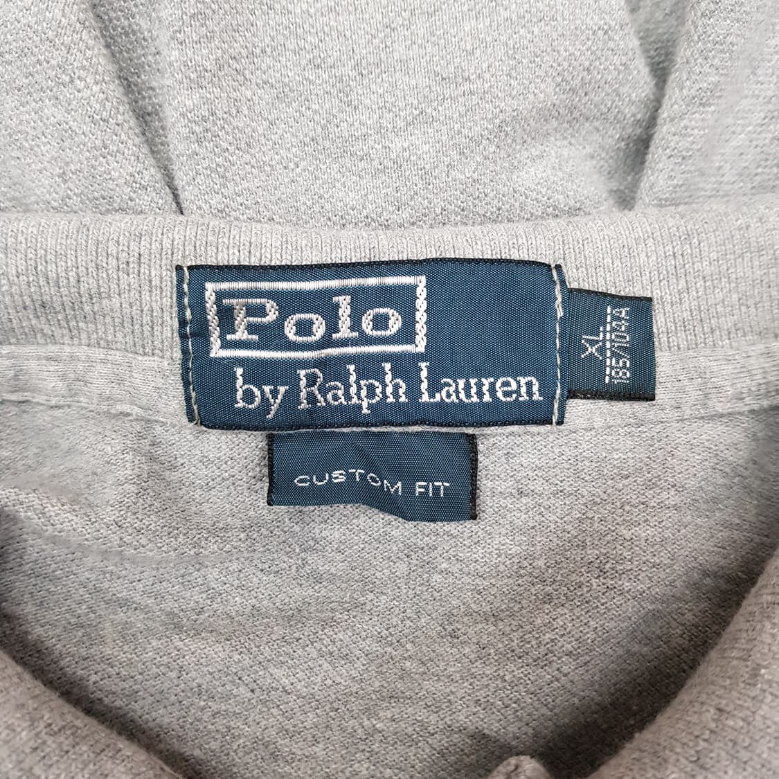 폴로 랄프로렌 커스텀핏 코튼 카라 긴팔 티셔츠 XL사이즈 상품이미지3