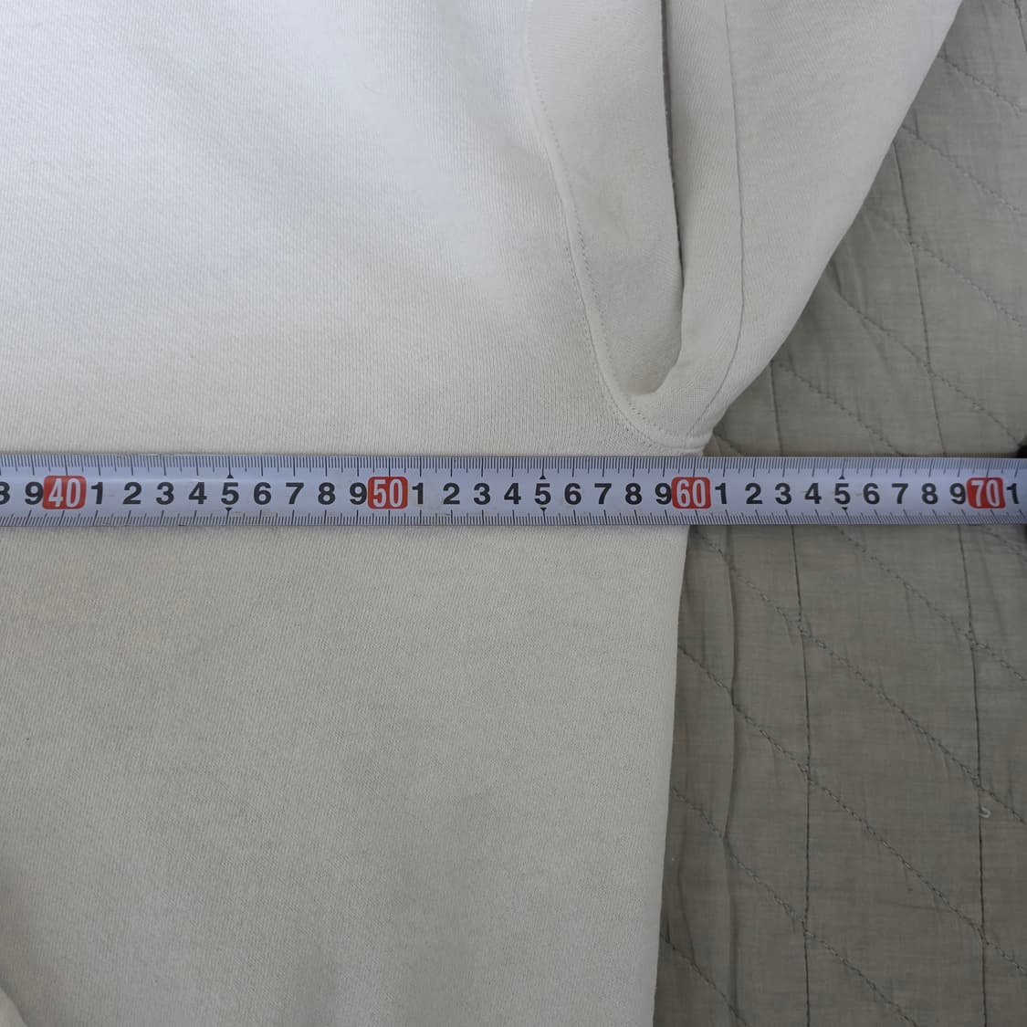 [XL] 90s 빈티지 러셀 애슬레틱 화이트 후드집업 Usa스테인 상품이미지8