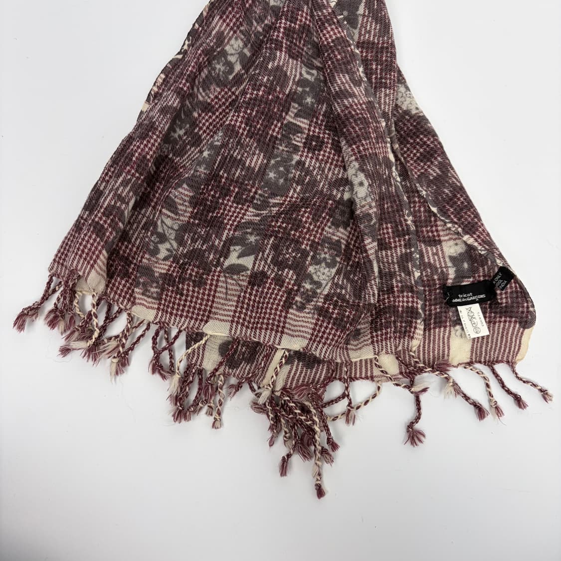 꼼데가르송 패턴 머플러 목도리 상품이미지2