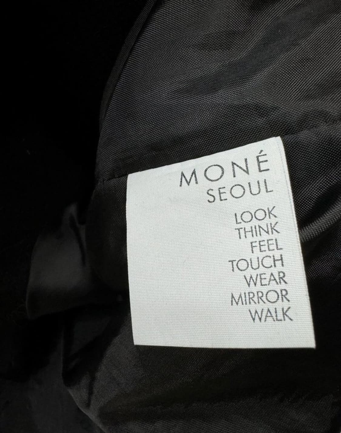 모네마켓 박시핏 더블롱코트 블랙롱코트 상품이미지2