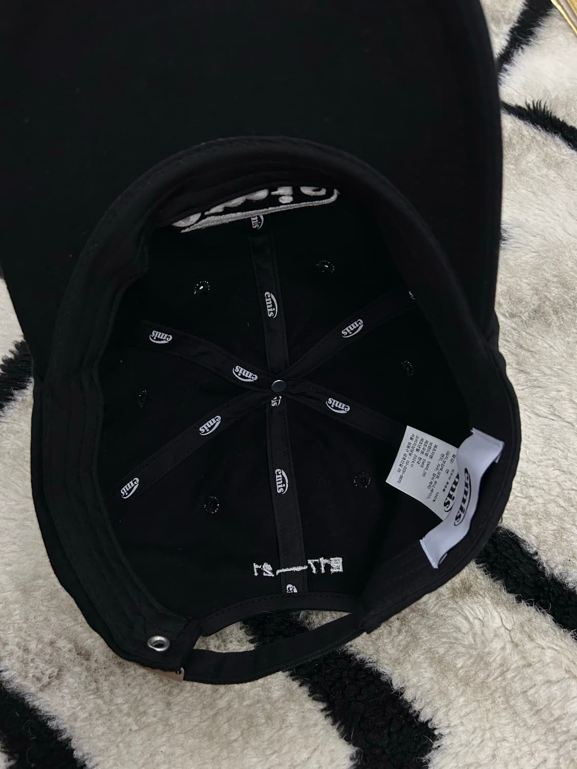 Emis 볼캡/블랙 상품이미지4