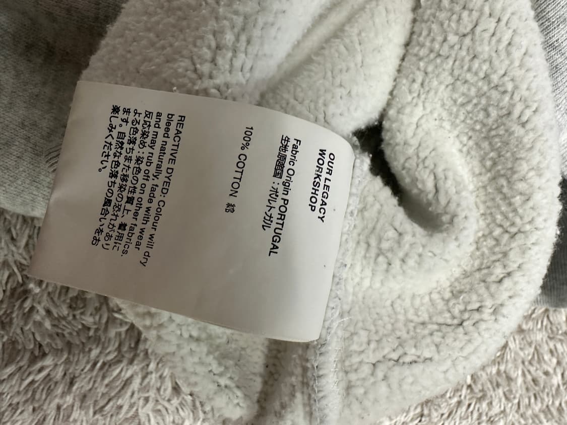 아워레가시 워크샵 후드 음양 그레이 멜란지 48사이즈 상품이미지7