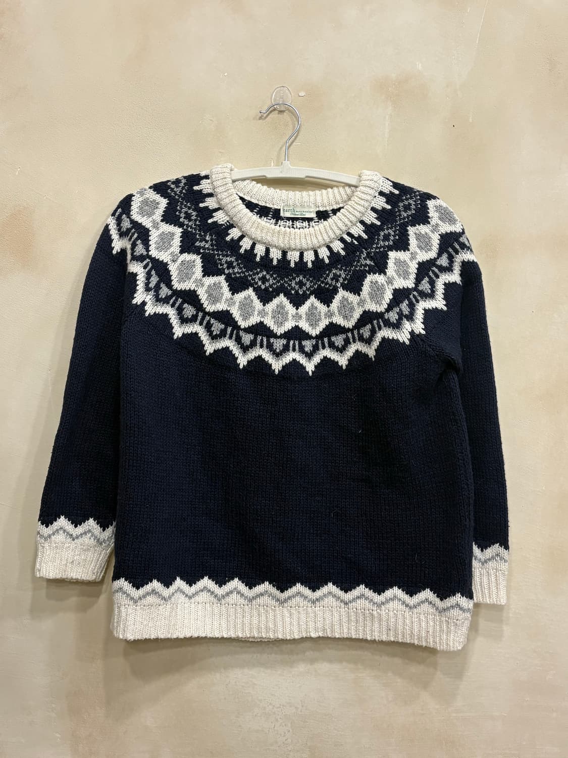 일본빈티지 노르딕 니트 상품이미지1