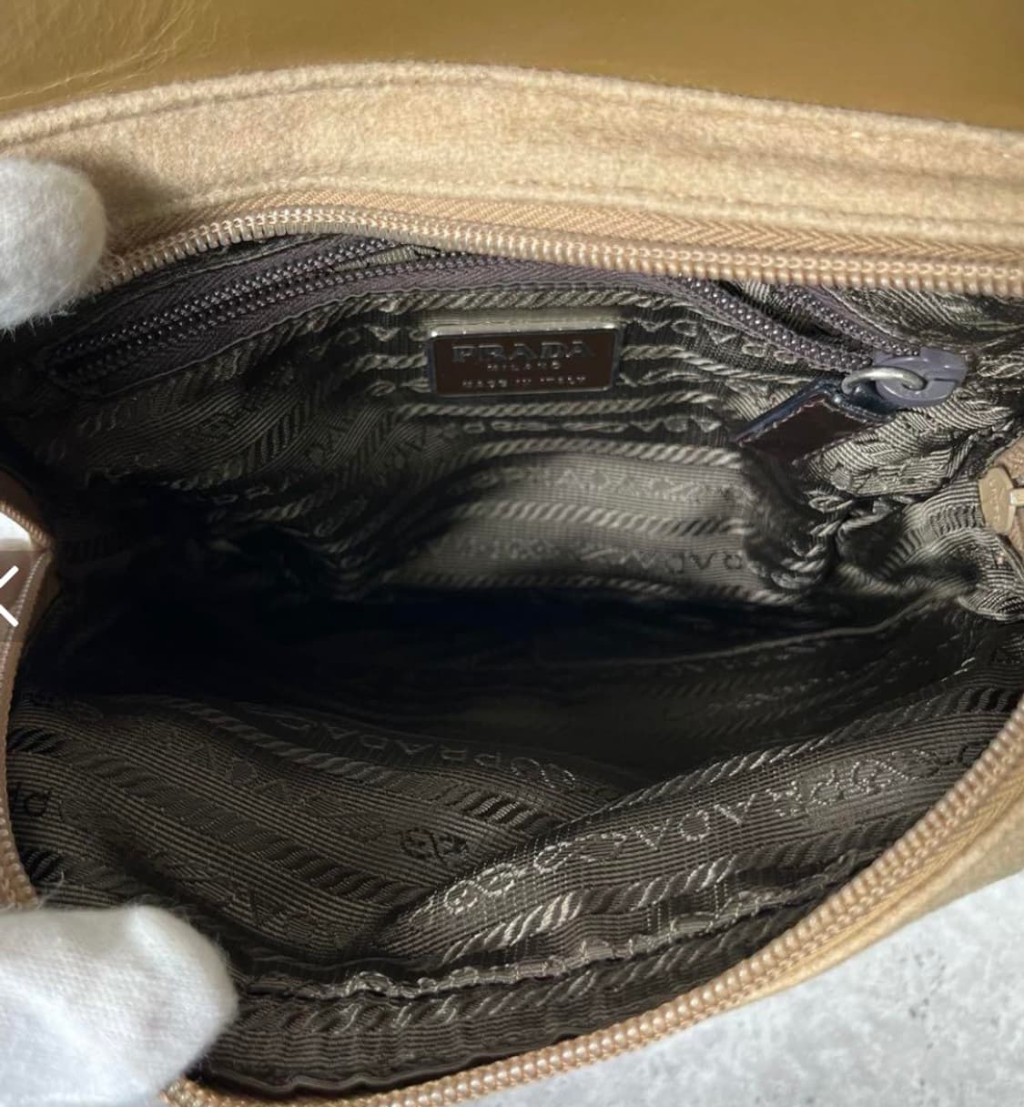 SS1999 PRADA canvas leather shoulder bag 상품이미지8