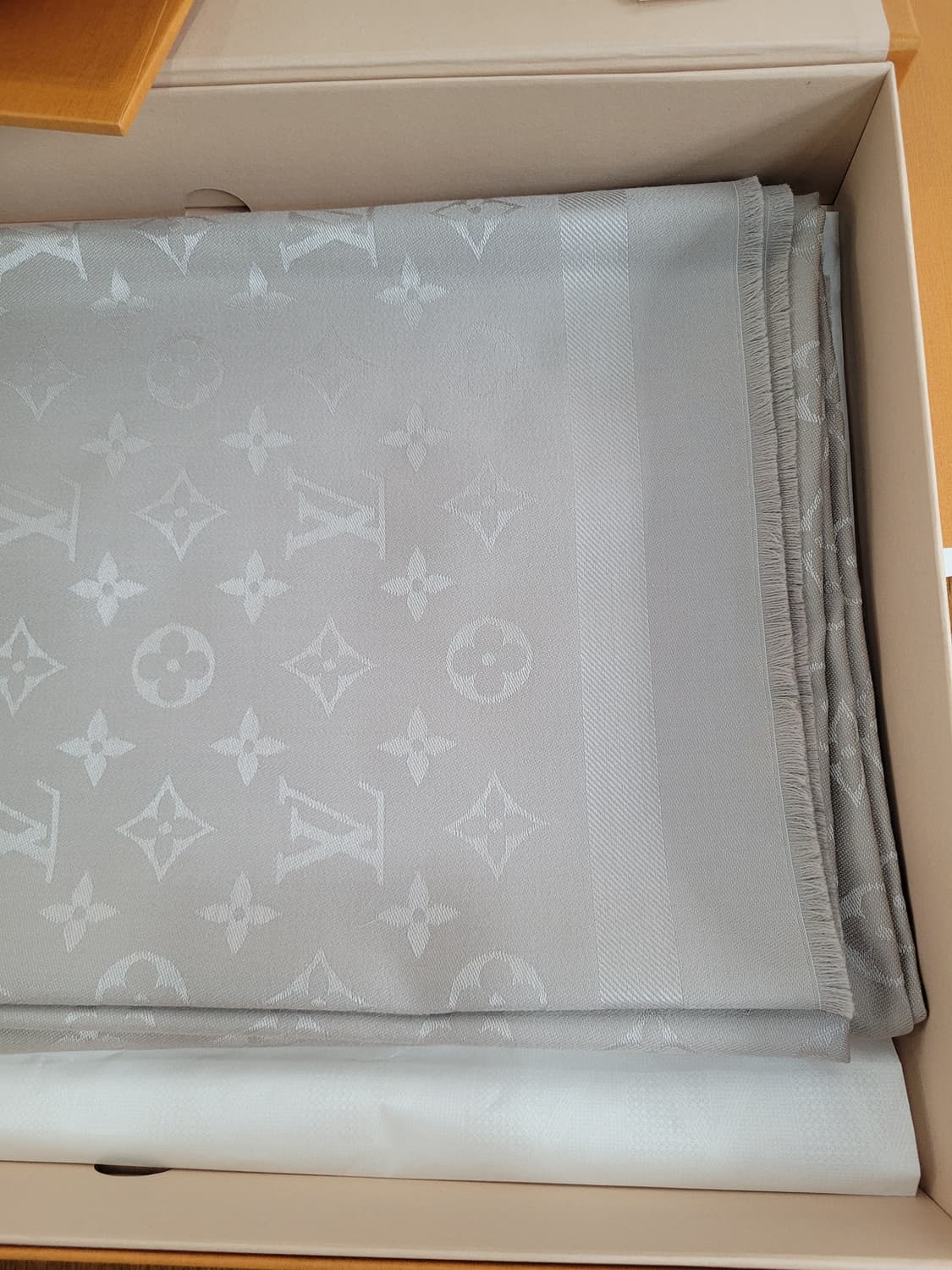 루이비통 모노그램 클래식 숄 머플러 방도 상품이미지3