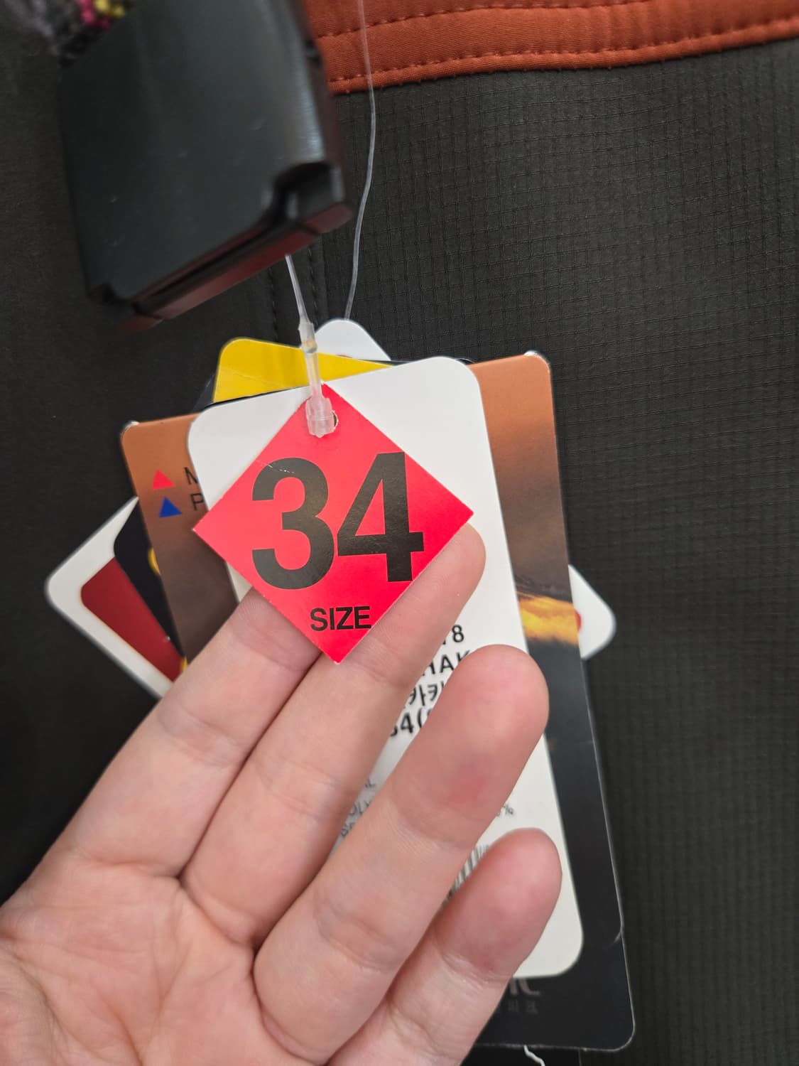 34사이즈,택있는새상품)) MINTPIC 몽피크 기모 바지! 허리벨트O 상품이미지2