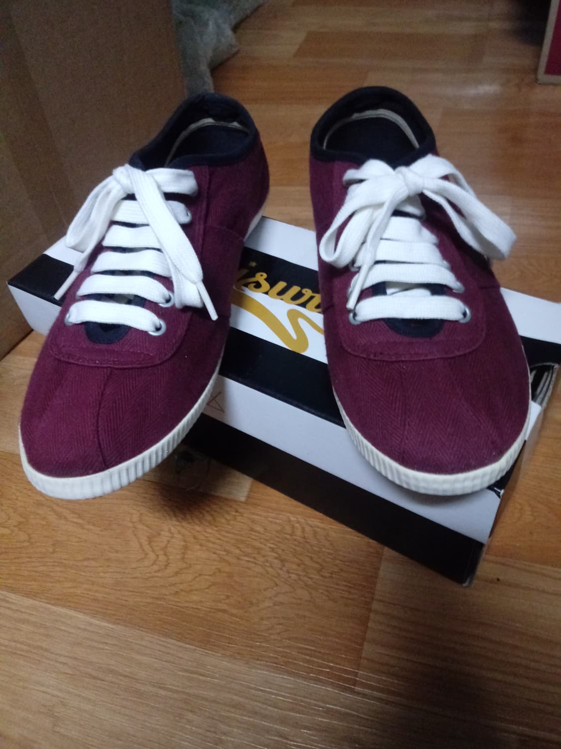 프레드페리 신발 (버건디) 상품이미지2