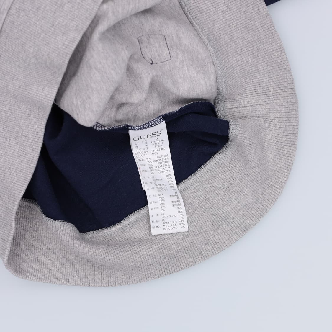 [M] 게스 배색 맨투맨 티셔츠 1103HR1 상품이미지6