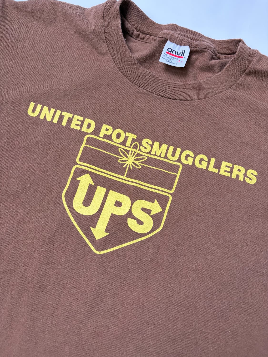 90s Weed Tee (brown) 상품이미지5