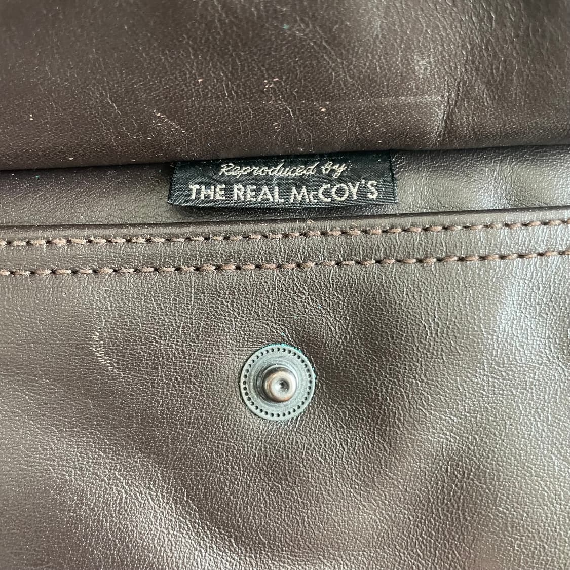 구 리얼맥코이 A-2 러프웨어 27752 다크씰 브라운 38 사이즈 상품이미지8