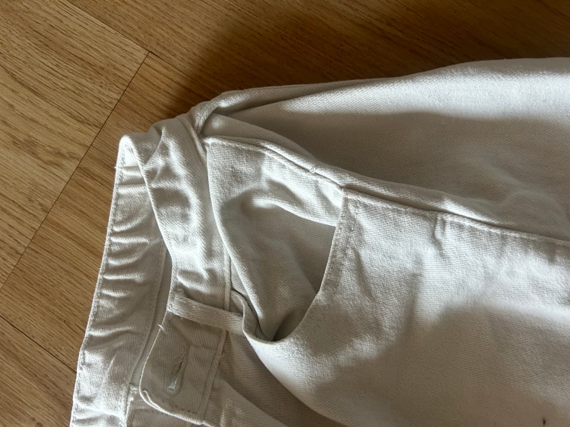 핀턱 일자핏 코튼팬츠 상품이미지2