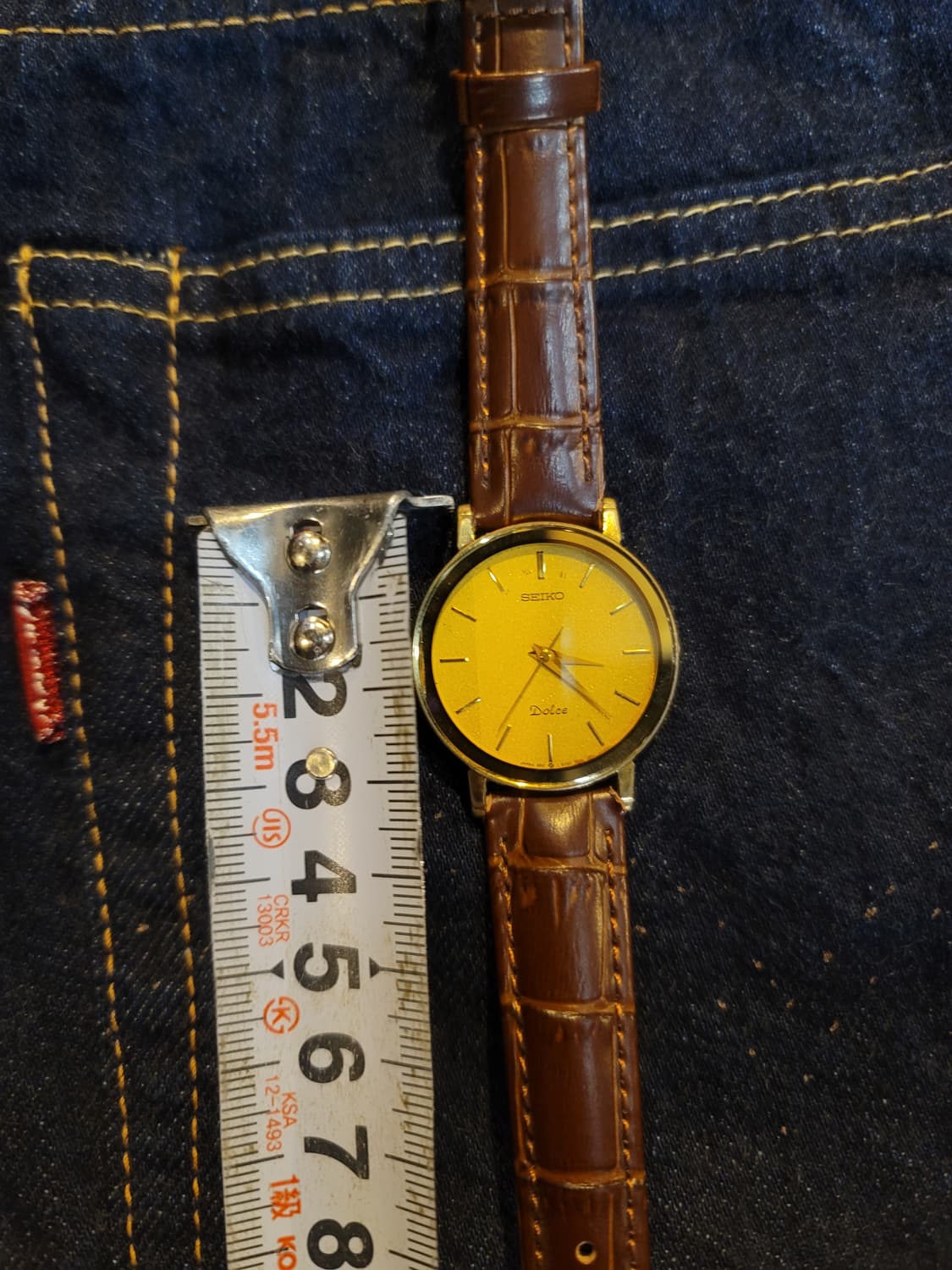 80년대 세이코 돌체 남성 금장 시계 상품이미지5