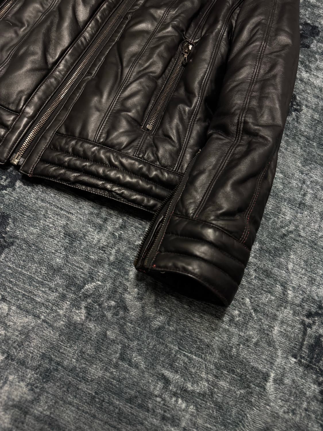 Maniac works vkei leather fur jacket 상품이미지5