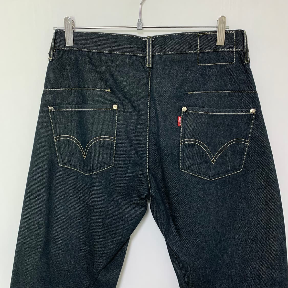 리바이스 엔지니어드 블랙 데님 팬츠 흑청 빈티지 30인치 상품이미지6