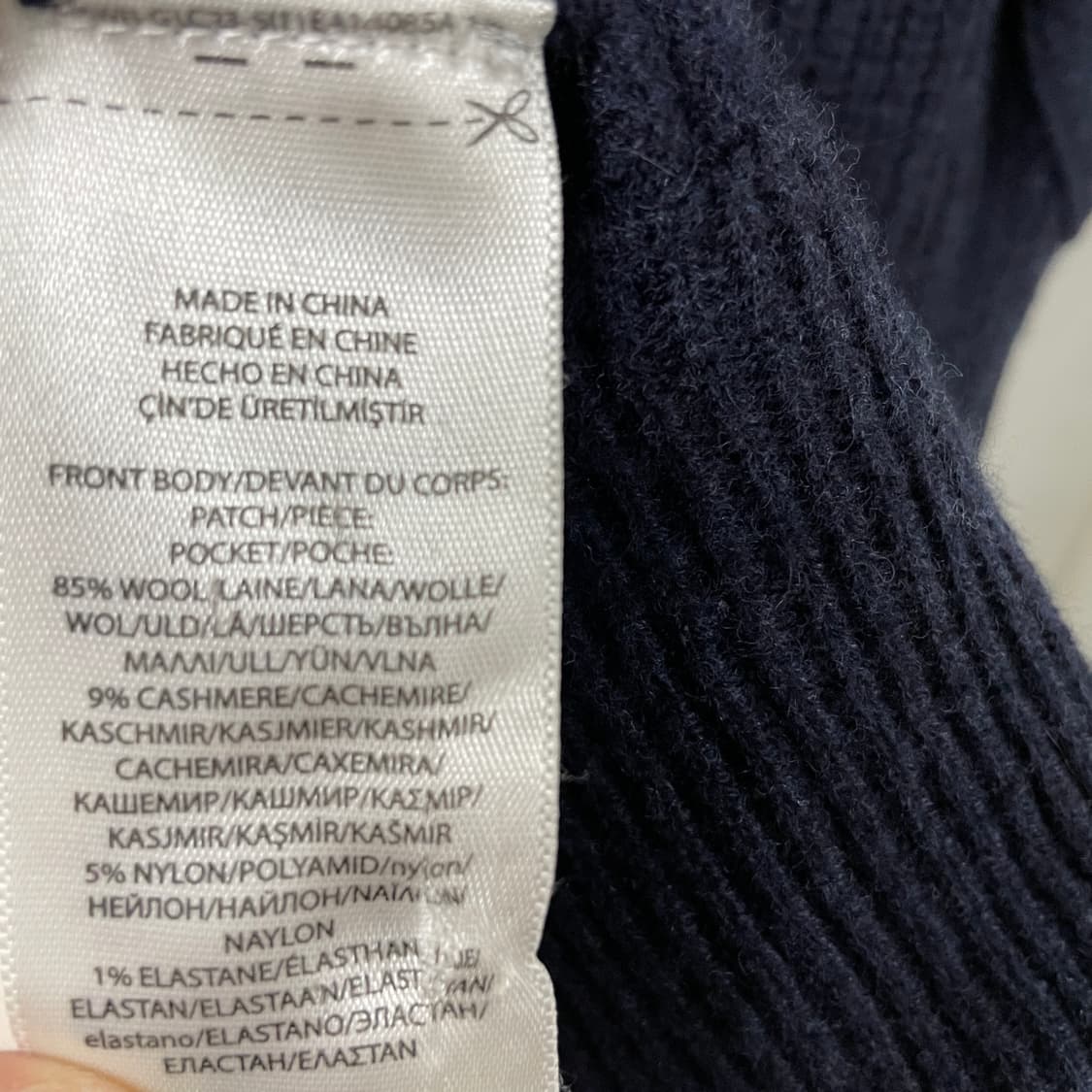 폴로 랄프로렌 울/캐시미어 니트 자켓 M 상품이미지6