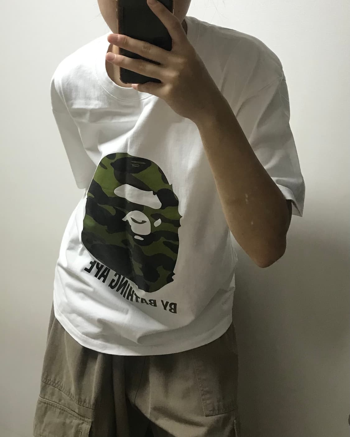 베이프 카모 빅사루 반팔 티 상품이미지2