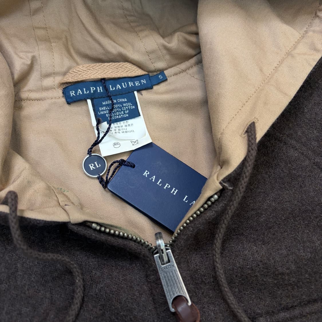 polo 랄프로렌 폴로 우먼스 리버시블 후드 코트 s 상품이미지2