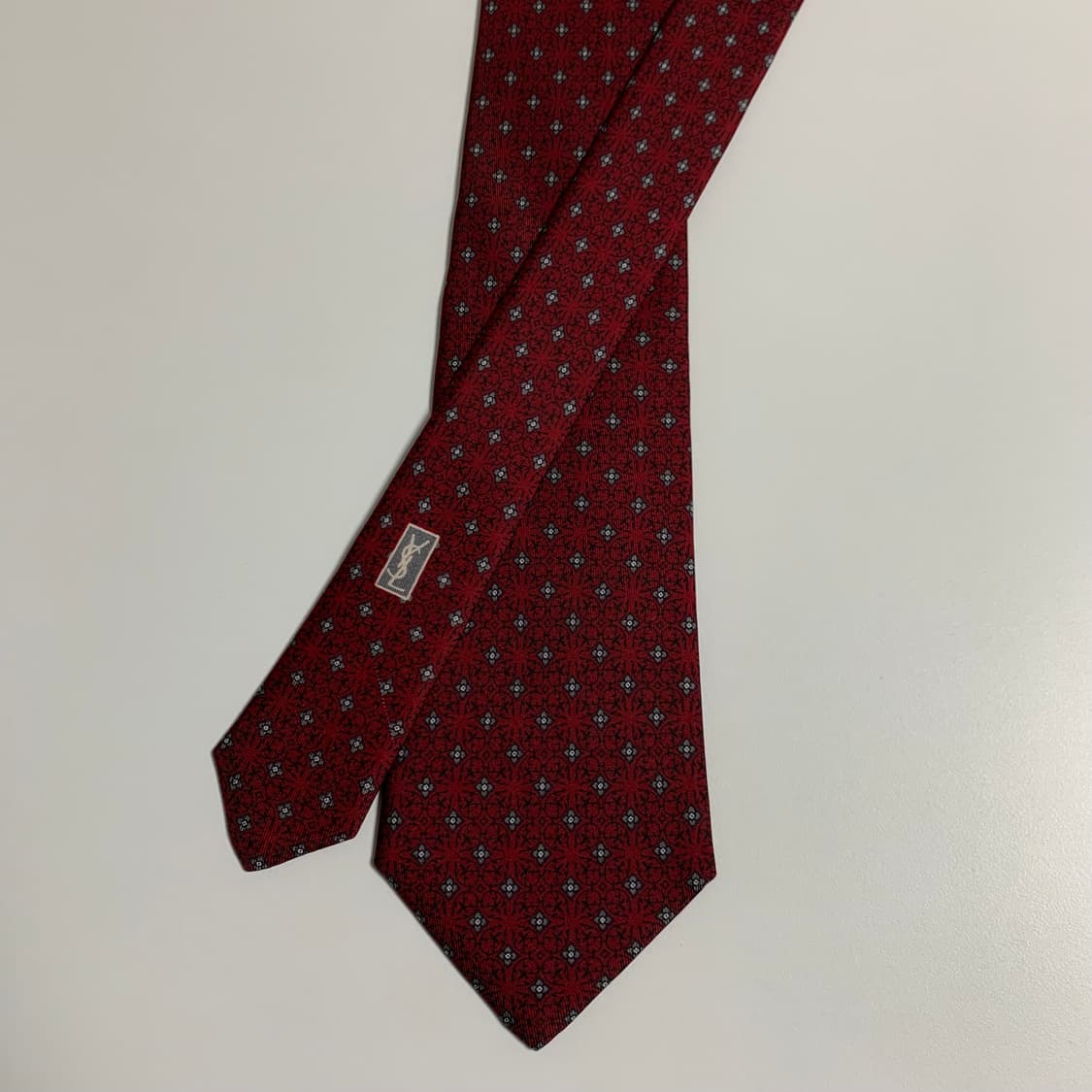 입생로랑(YSL) 페이즐리 명품넥타이 A+등급 8cm 상품이미지3
